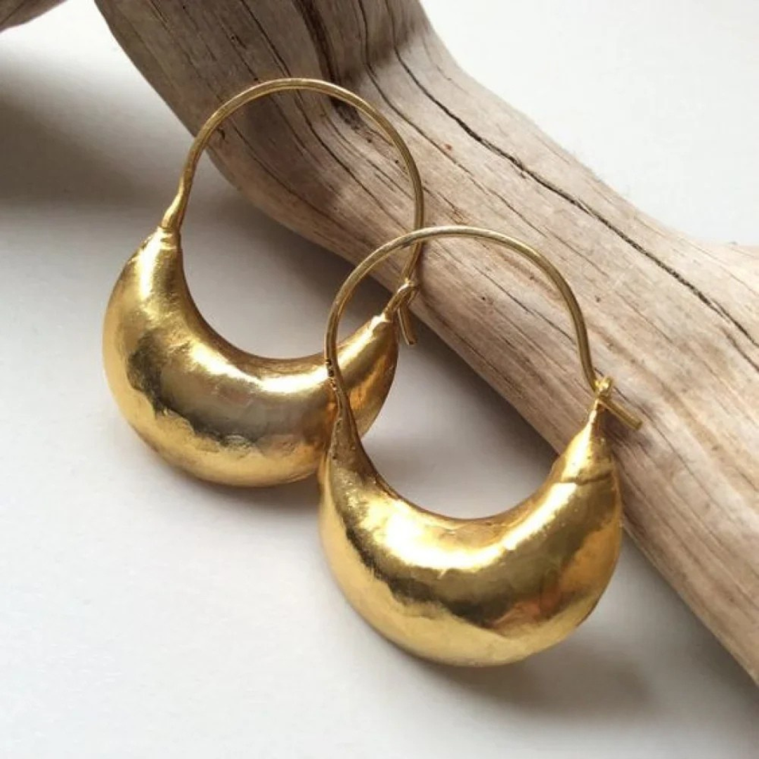 Vintage™ | Gouden Mand Oorbellen