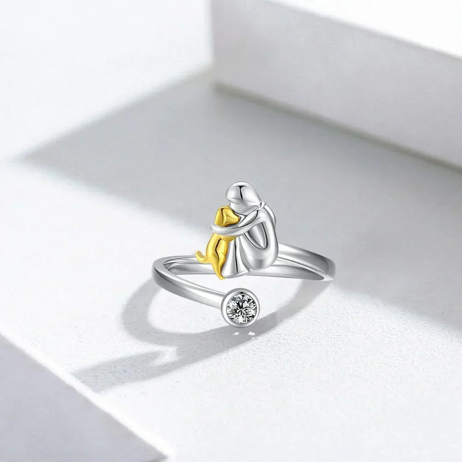 Hayley | Verstelbare Sterling Zilveren Bond Ring