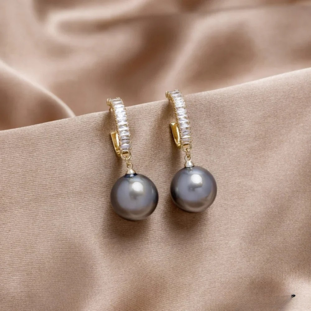 Isla™ | Luxe Parel en Zirconia Oorbellen