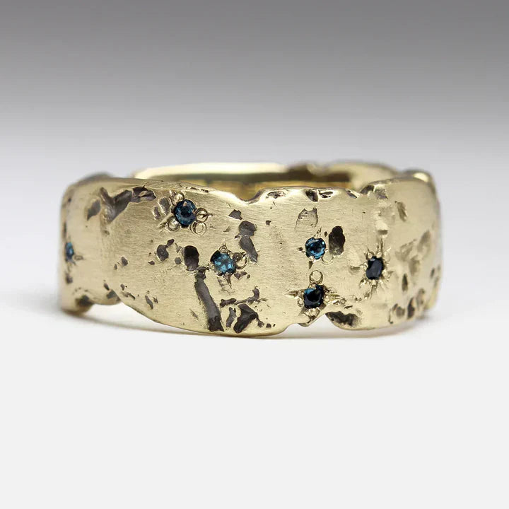 Radiance - Blauwe Steen Ring