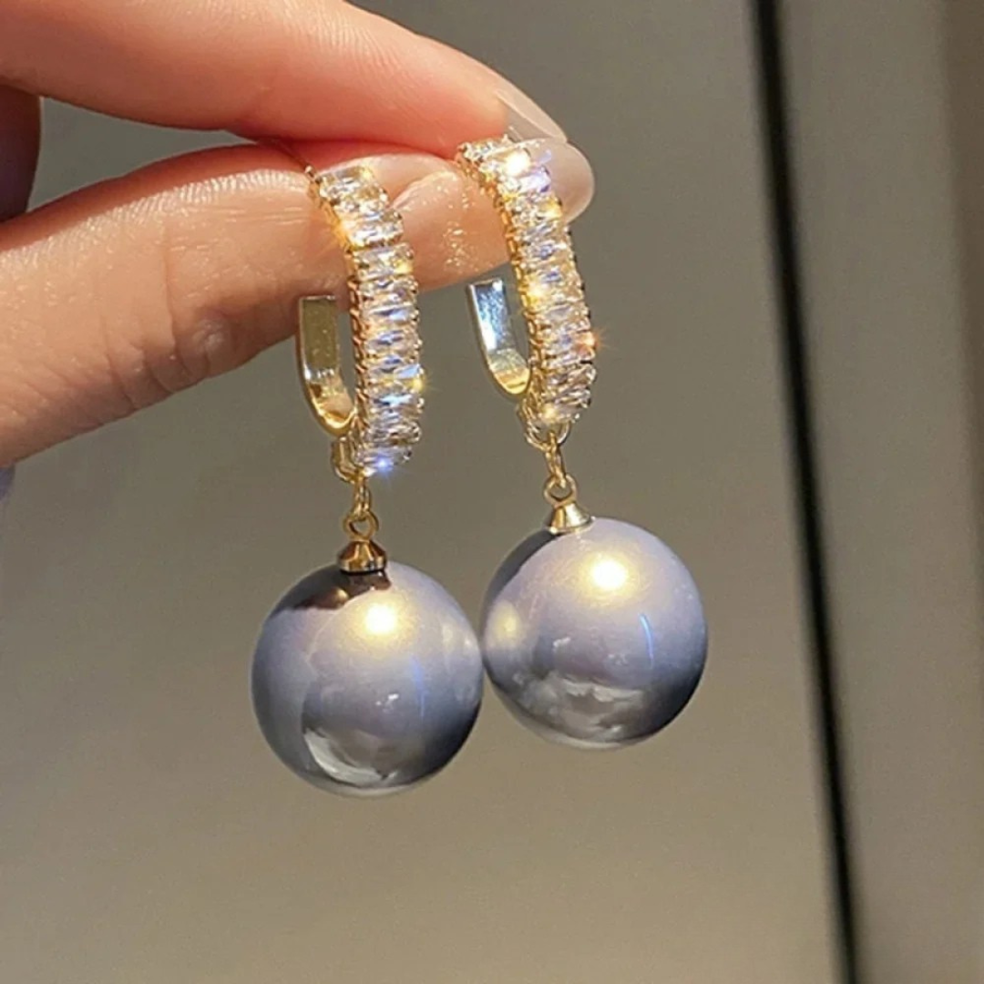 Isla™ | Luxe Parel en Zirconia Oorbellen