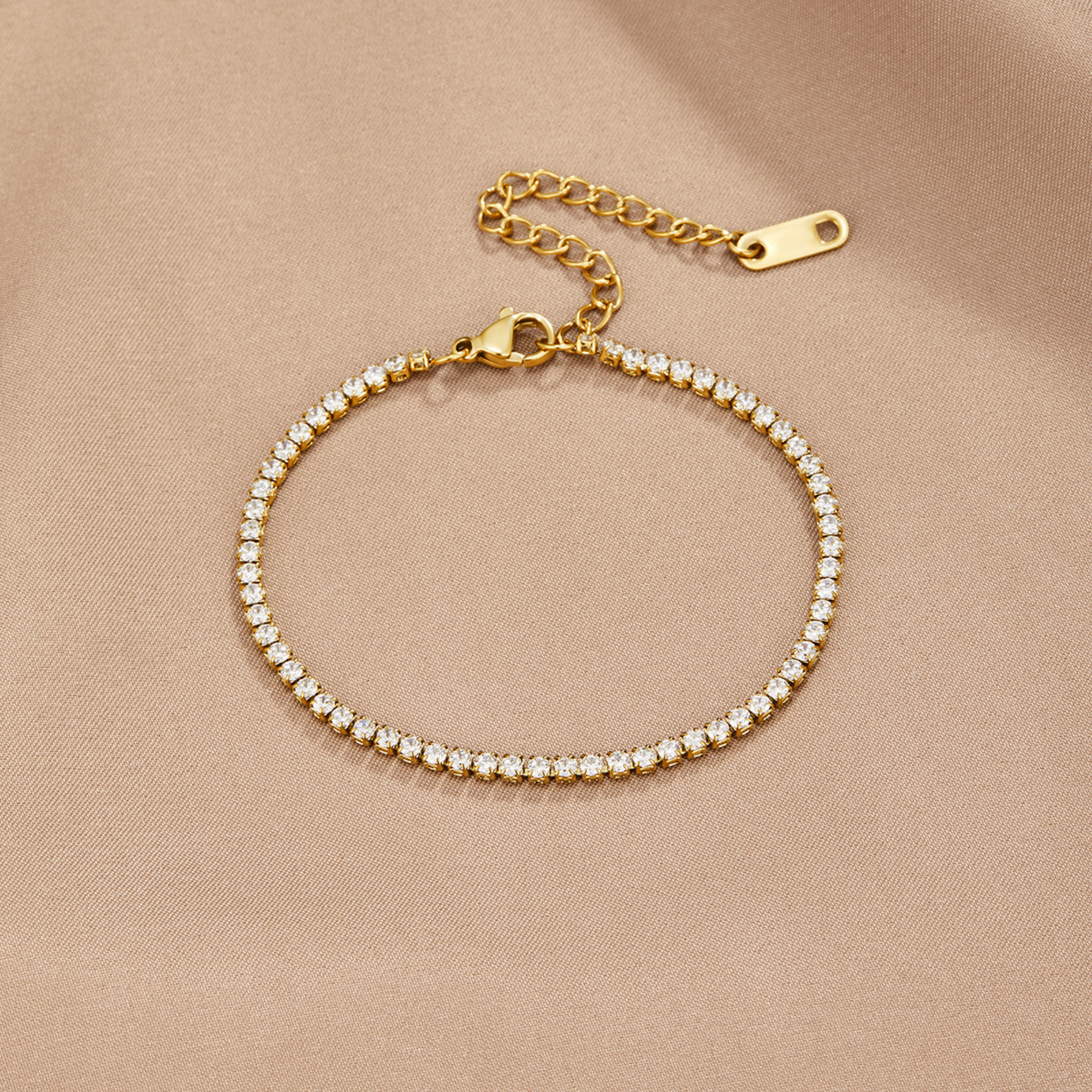 Cordelia Gouden Tennisketting