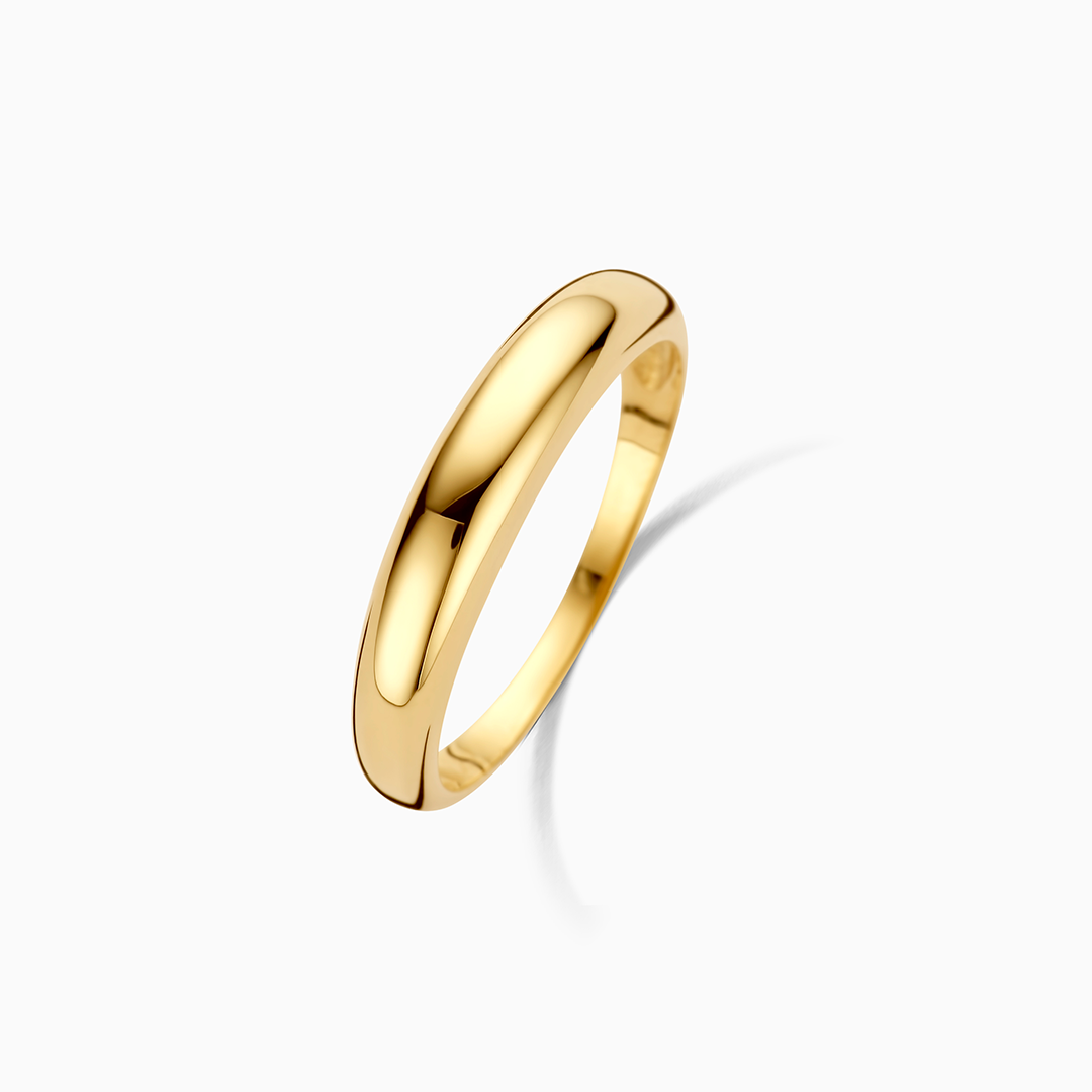 Midi koordsteker ring | Goud