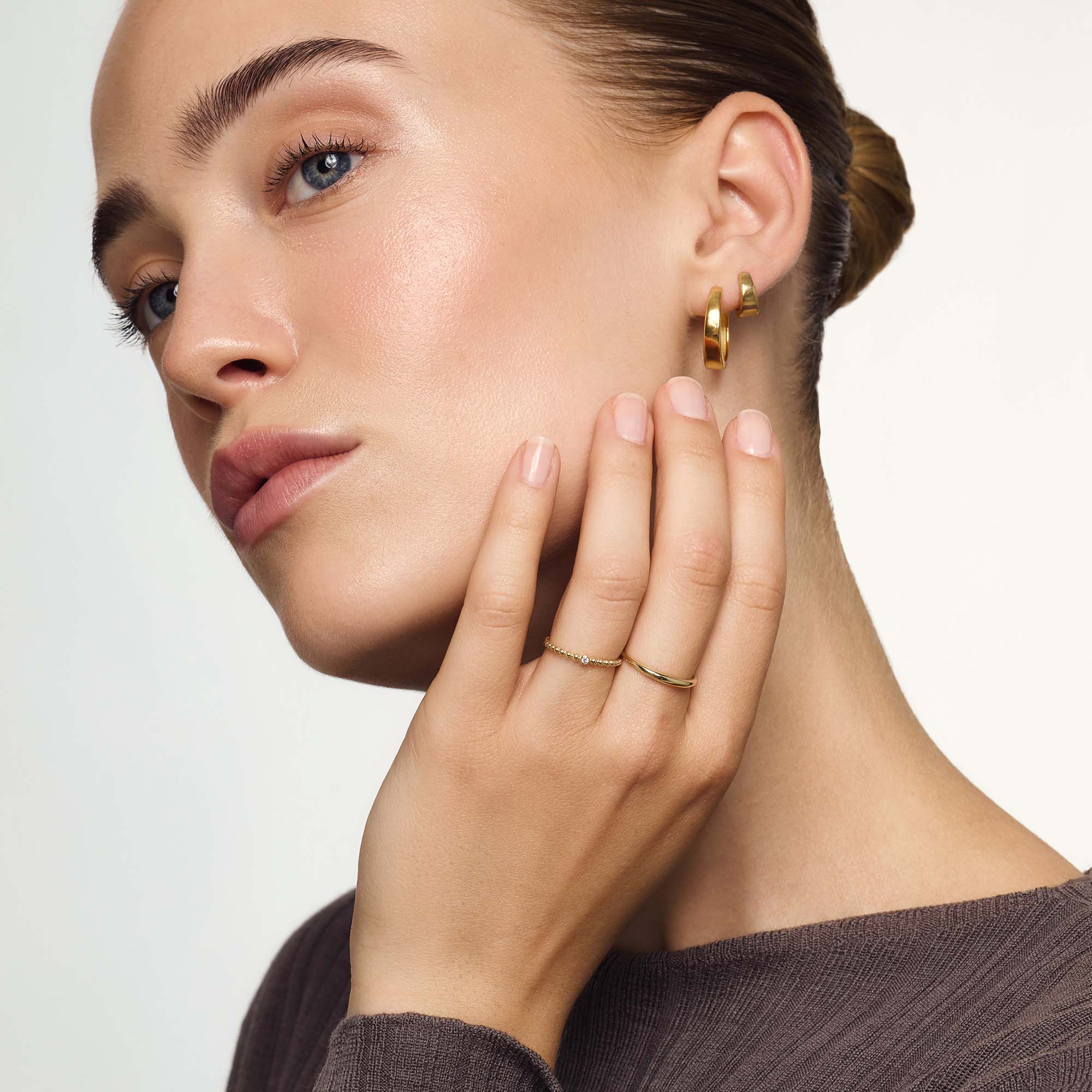 Slanke Bolring | Goud
