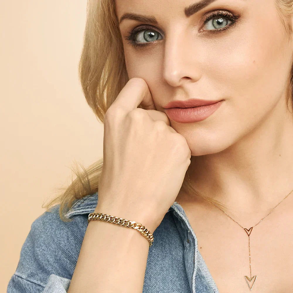 Estate | Gouden Cubaanse Armband
