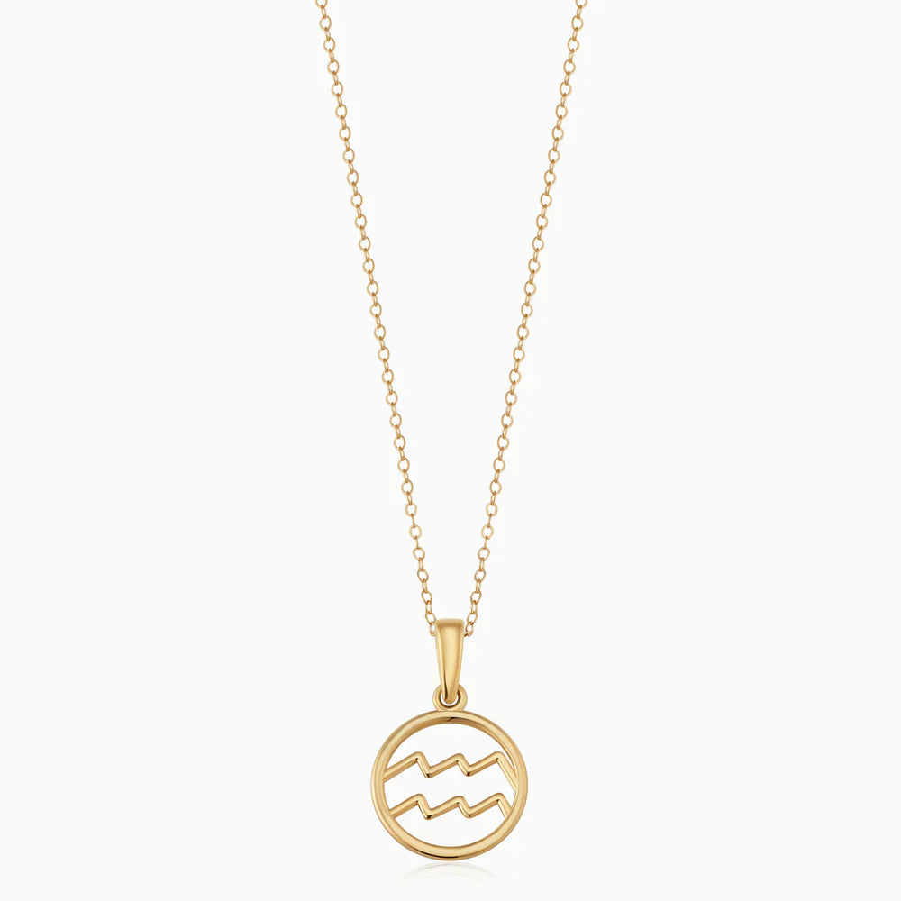 Zodia | Gouden Dierenriemteken Ketting