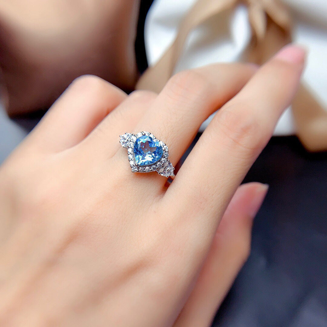 Liora Amorique Blauwe Set | Wit Goud