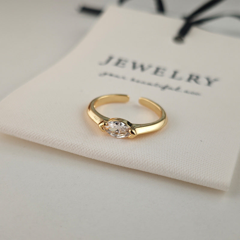 Aya Sterling Ring | Goud