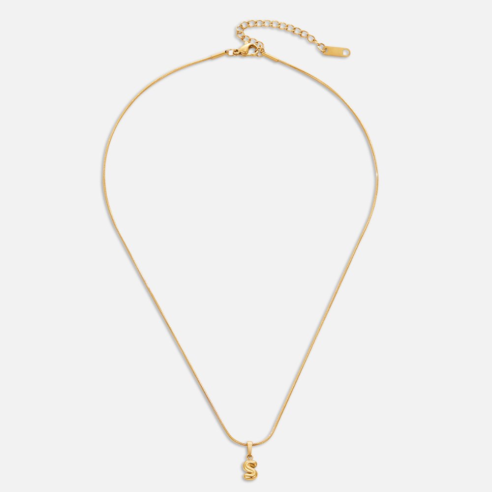 Chique Bubble Letter Ketting