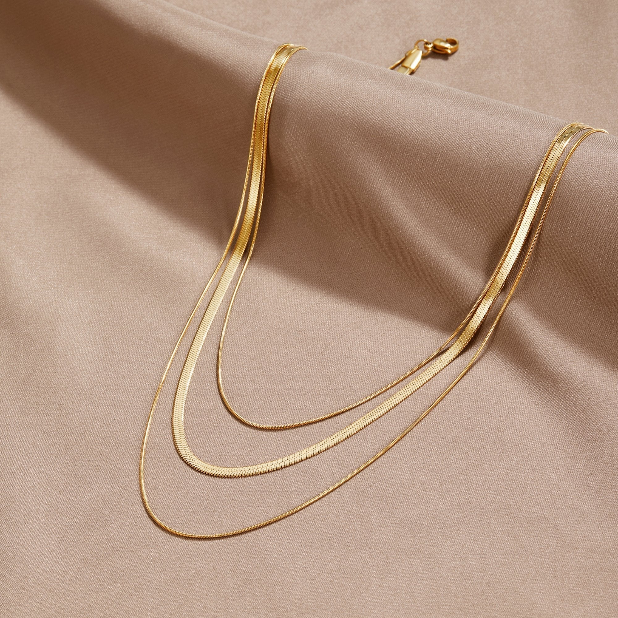 Gouden Meerdere Laags Ketting