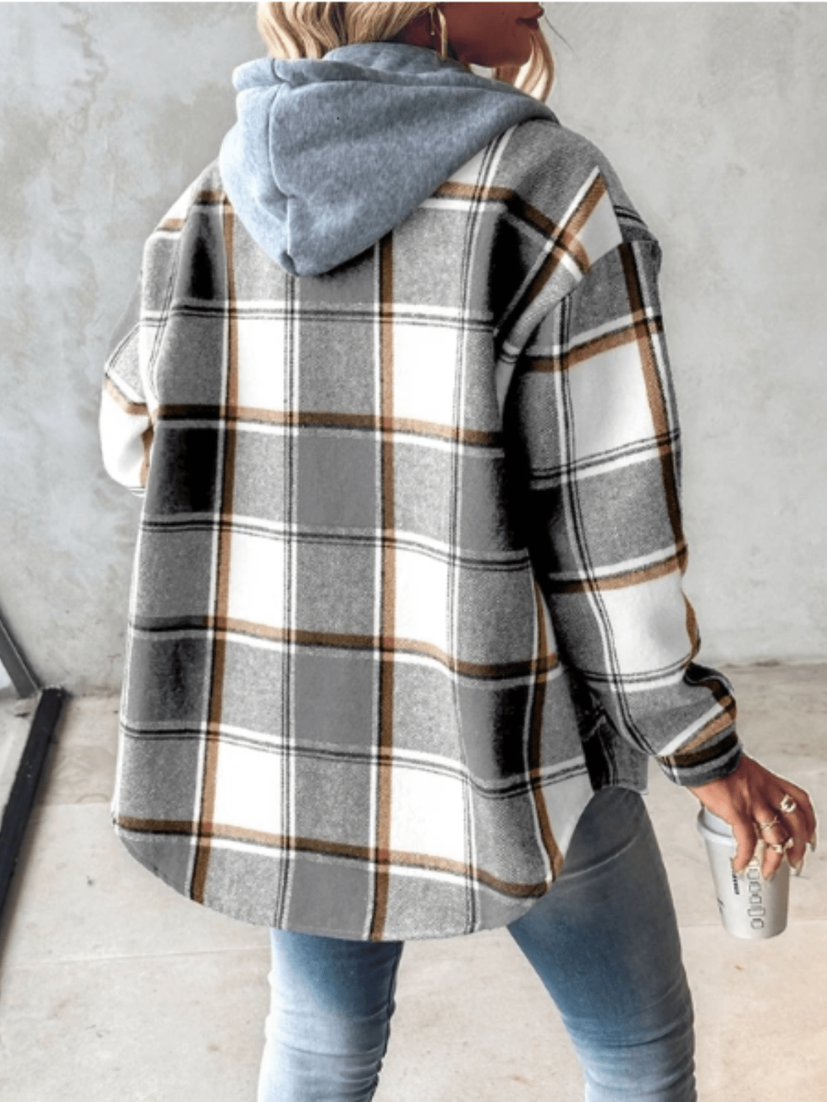 Elisa | Over jas met capuchon