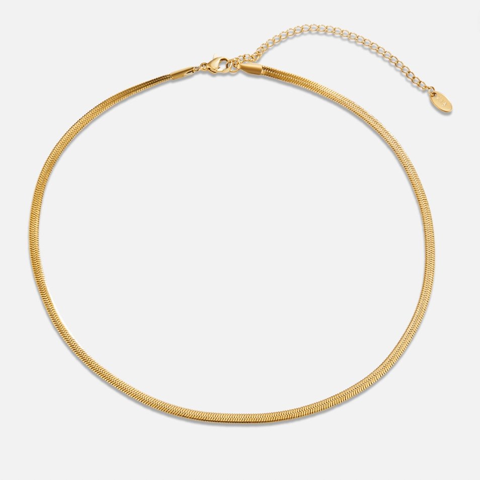 Gouden Slangenkettinkje