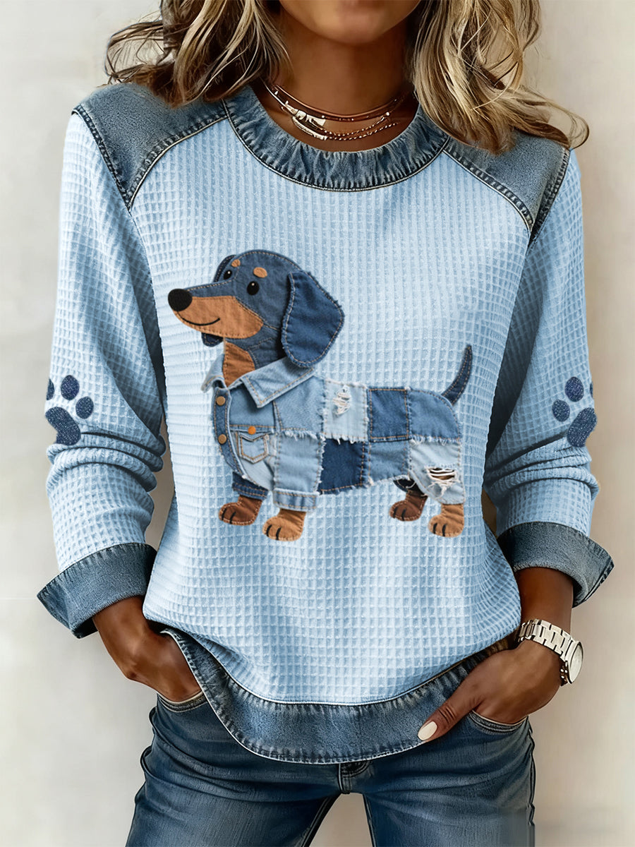 Nuria | Patchwork Trui