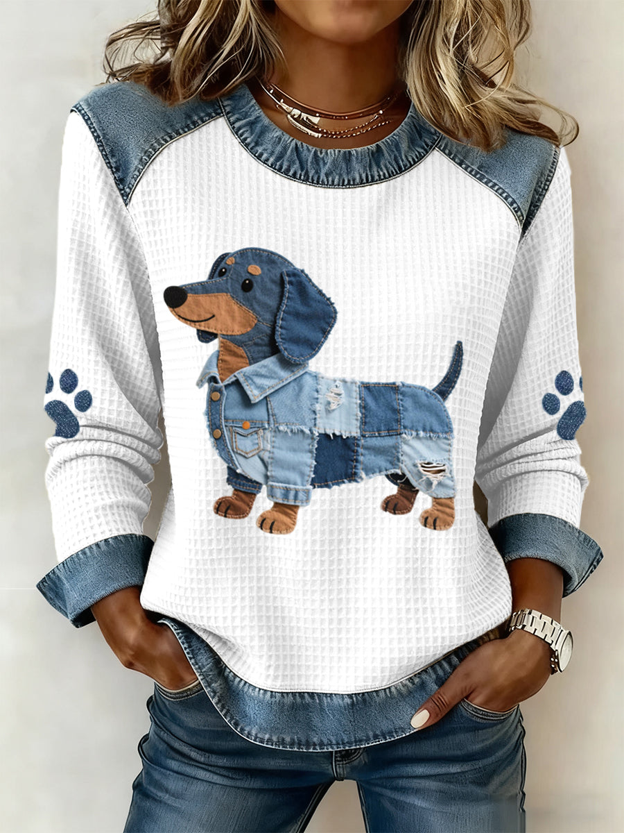Nuria | Patchwork Trui