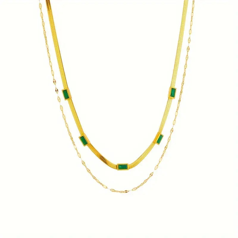 Sorella Dubbele Laag Ketting | Goud