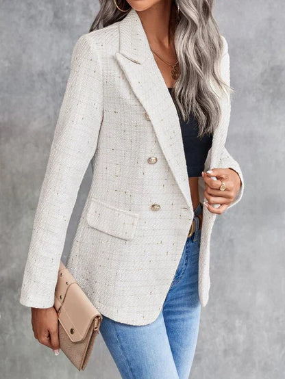 Claudia | Blazer met Dubbele knoop