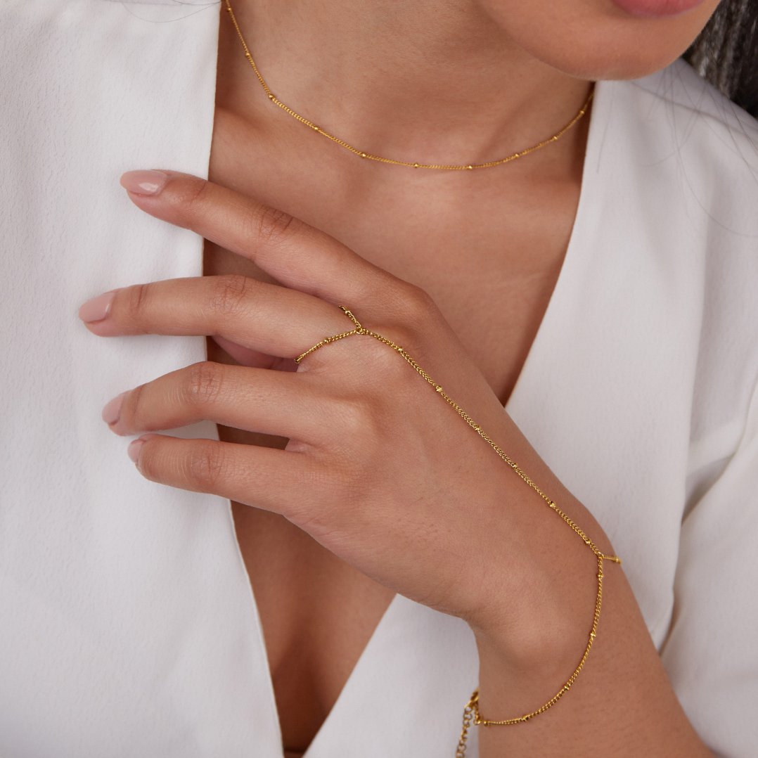 Chique Handketting Armband