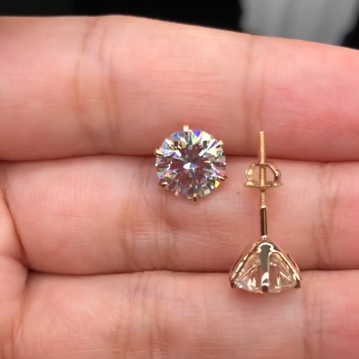 Tera Oorbellen | Wit goud