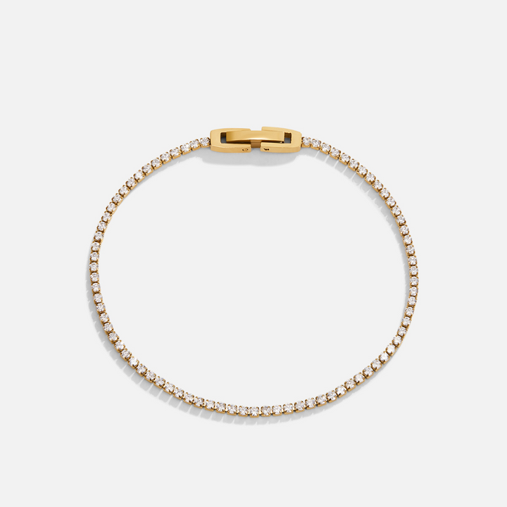 Niyah Kristal Gouden Armband