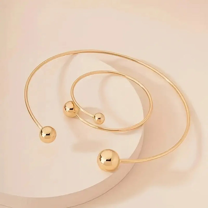 Glow | Gouden Armbandenset
