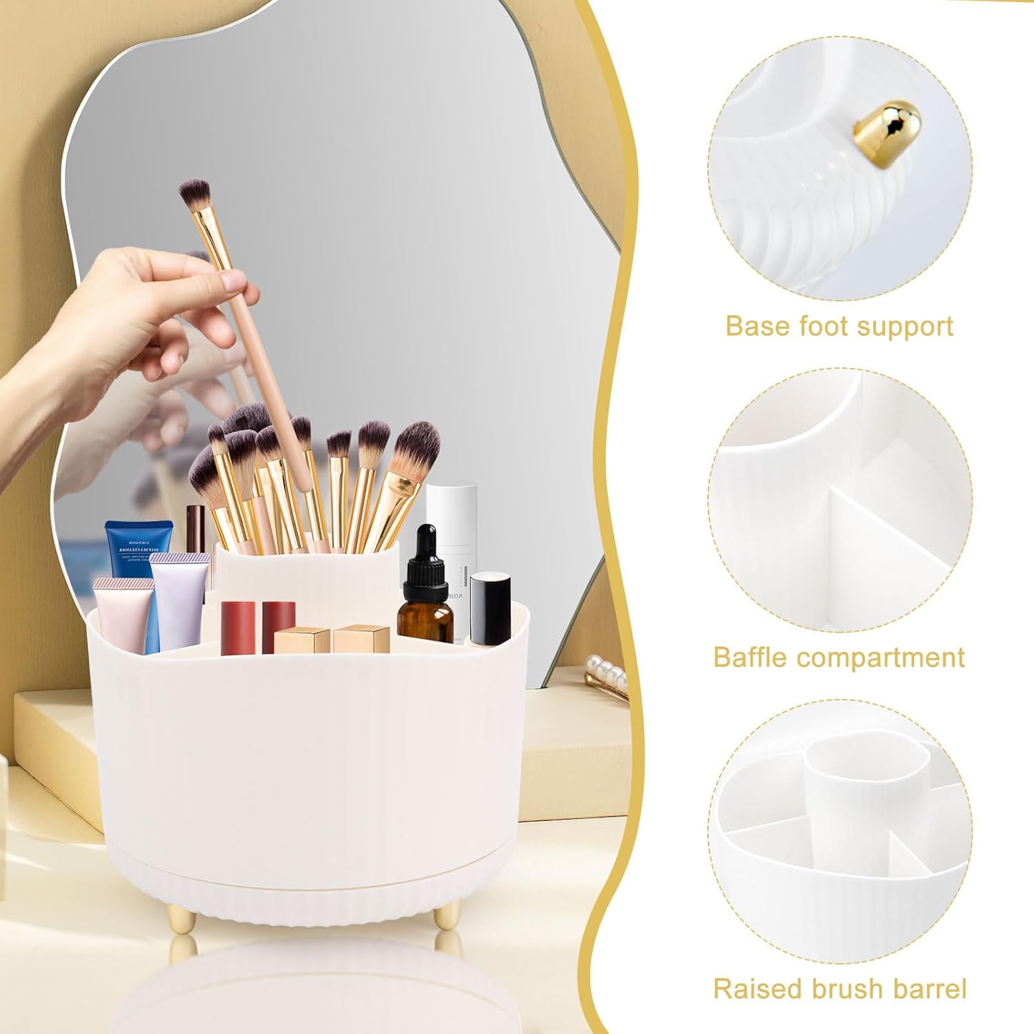 Vivi | 360 graden roterende make up organizer