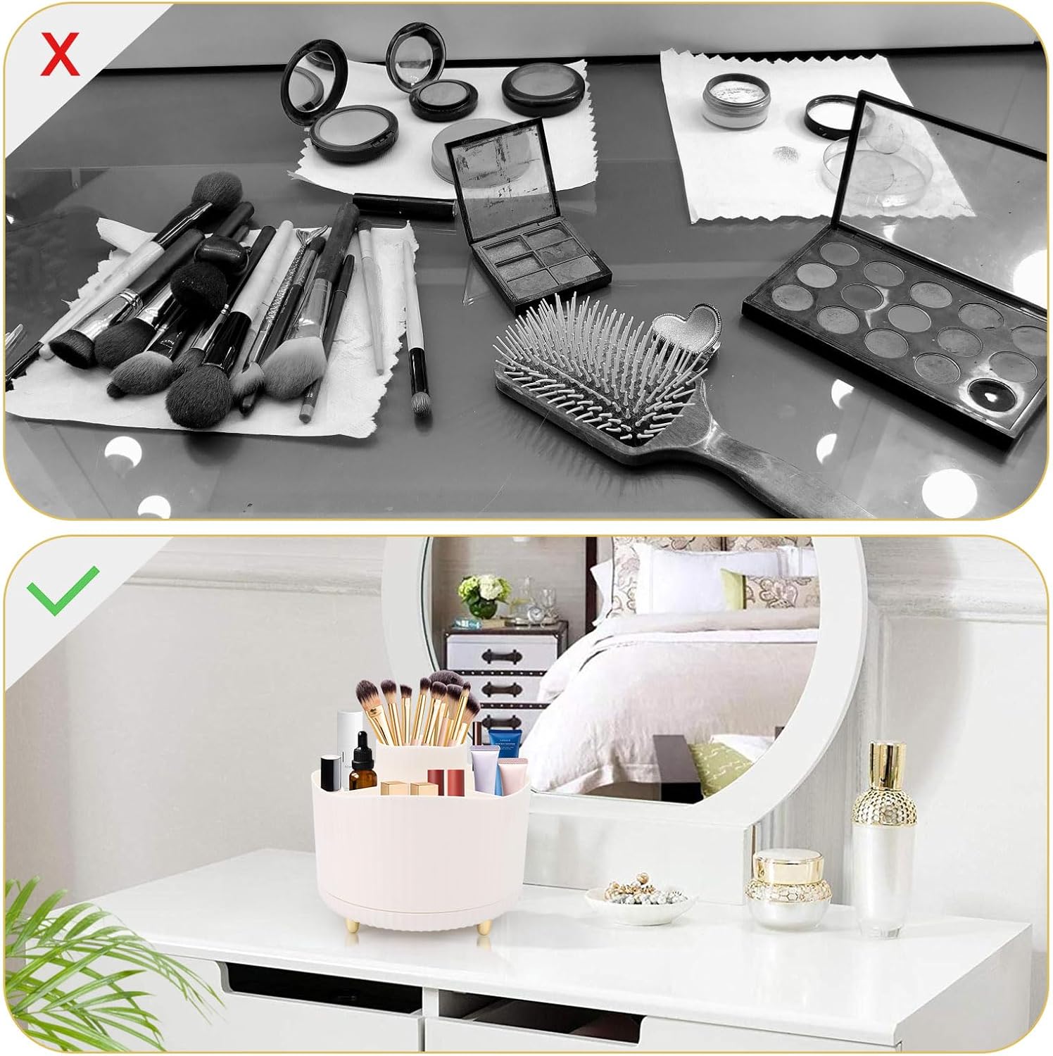 Vivi | 360 graden roterende make up organizer