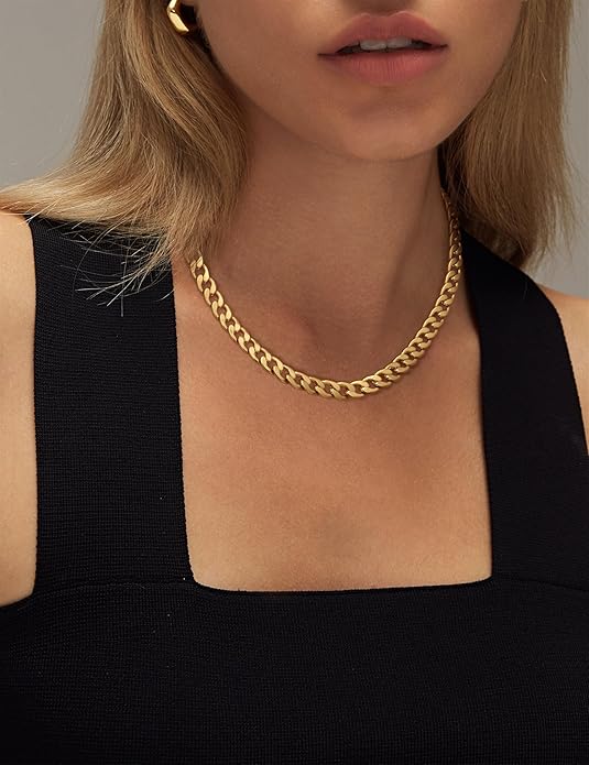 Cavaro | Gouden Chunky Cubaanse Schakelketting