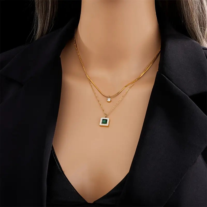 Tirena Valeure Ketting | Goud