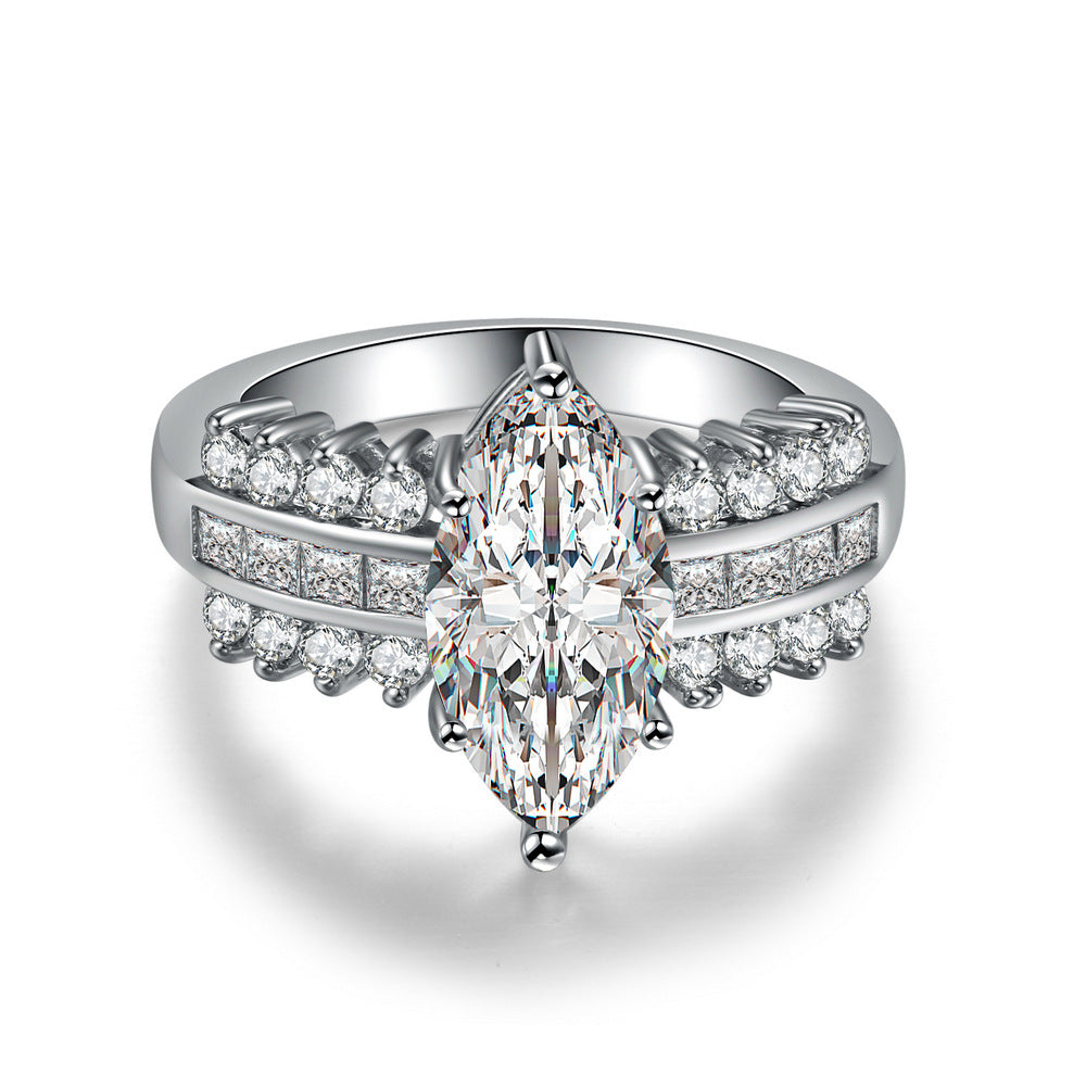 Odette Mercer Ring | Witte Goud