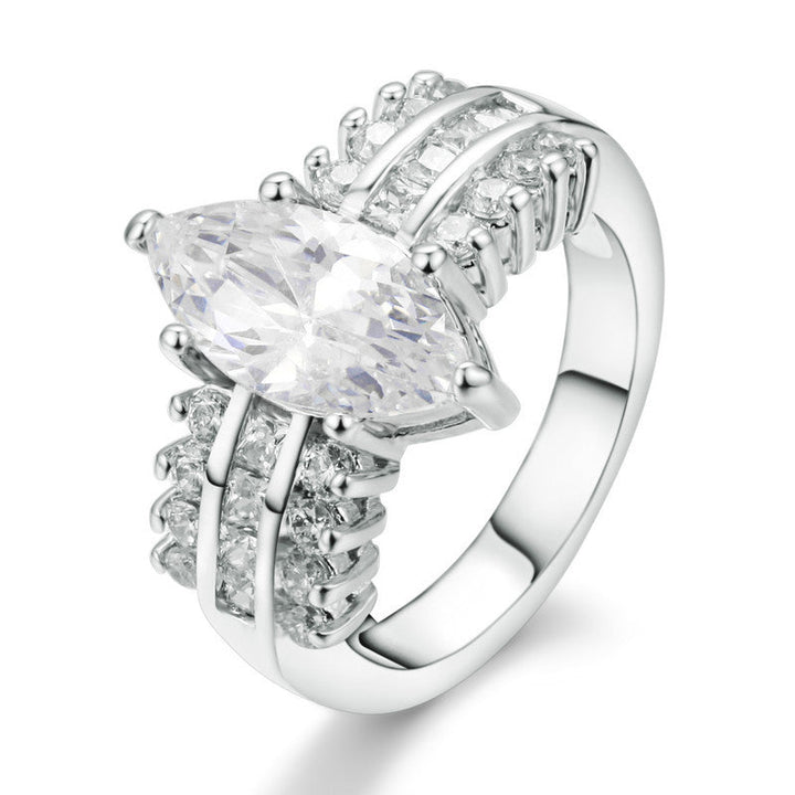 Odette Mercer Ring | Witte Goud