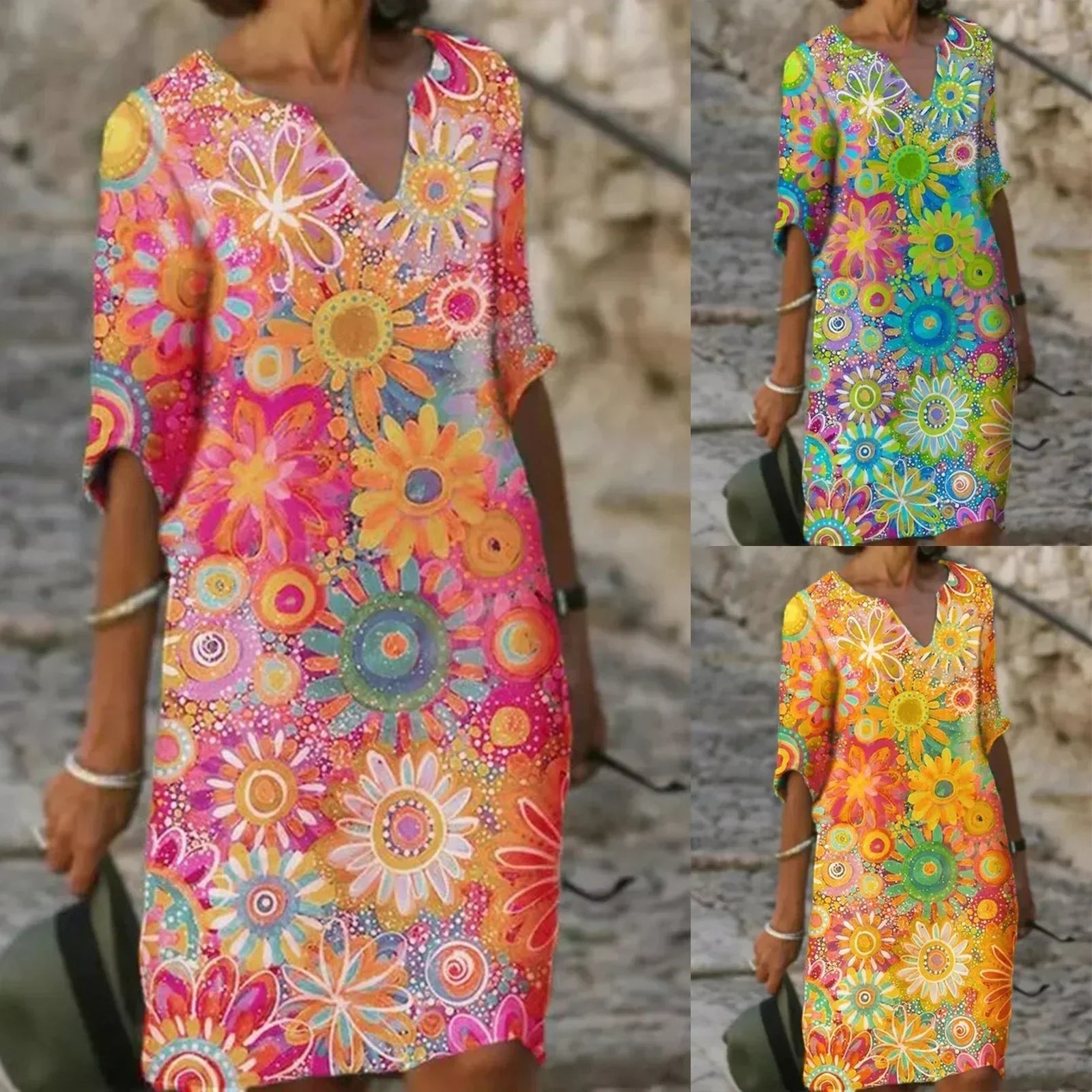 Jelissa | Bloemprint jurk