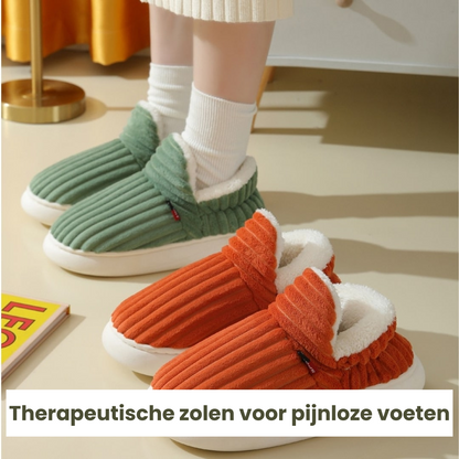 CozyComfort 1+1 GRATIS | Therapeutische Fluffy Fleece Winter Sloffen