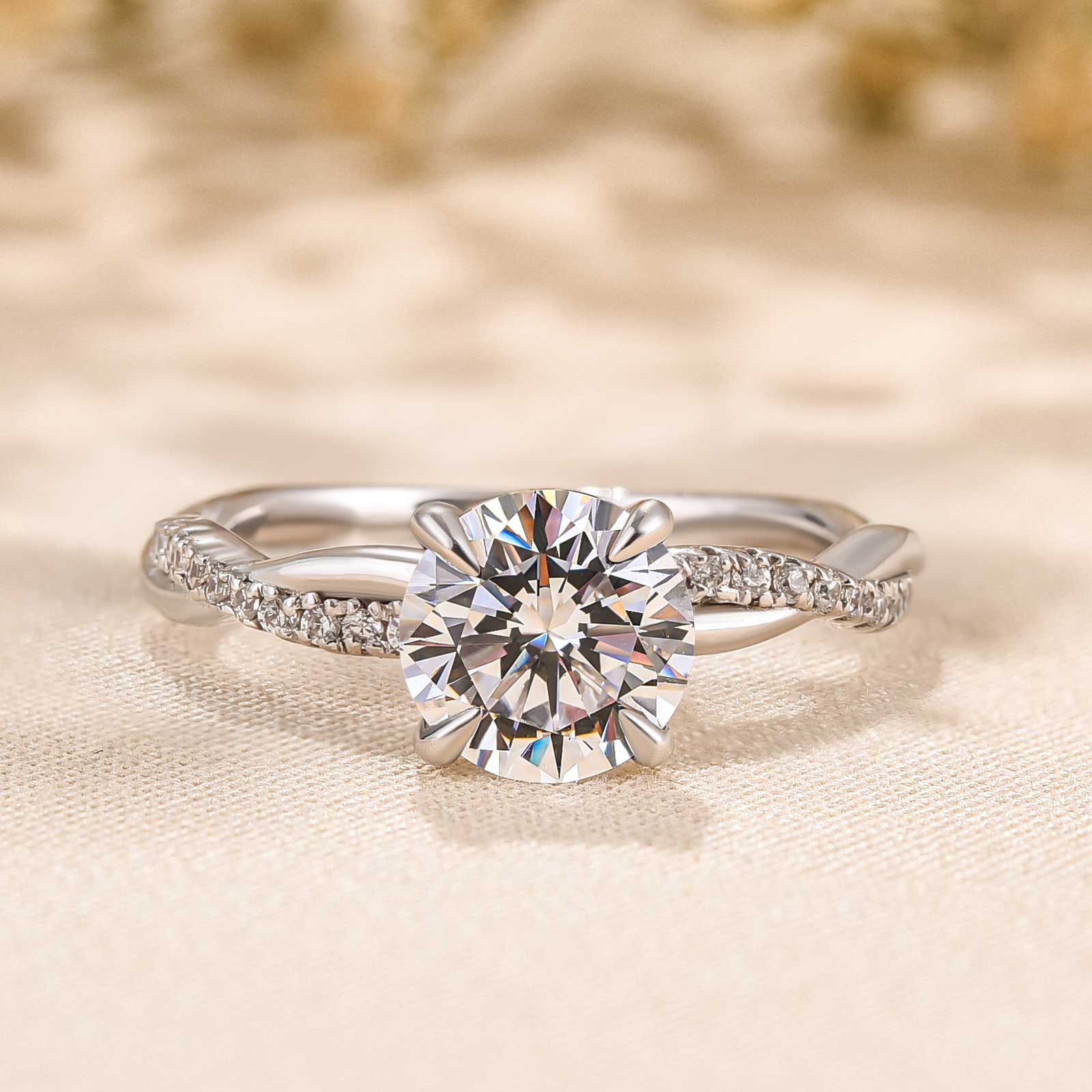 Le Jane Ring | Wit Goud