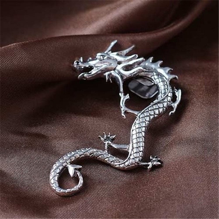 Charm™ | Zilveren Draak Oorbellen
