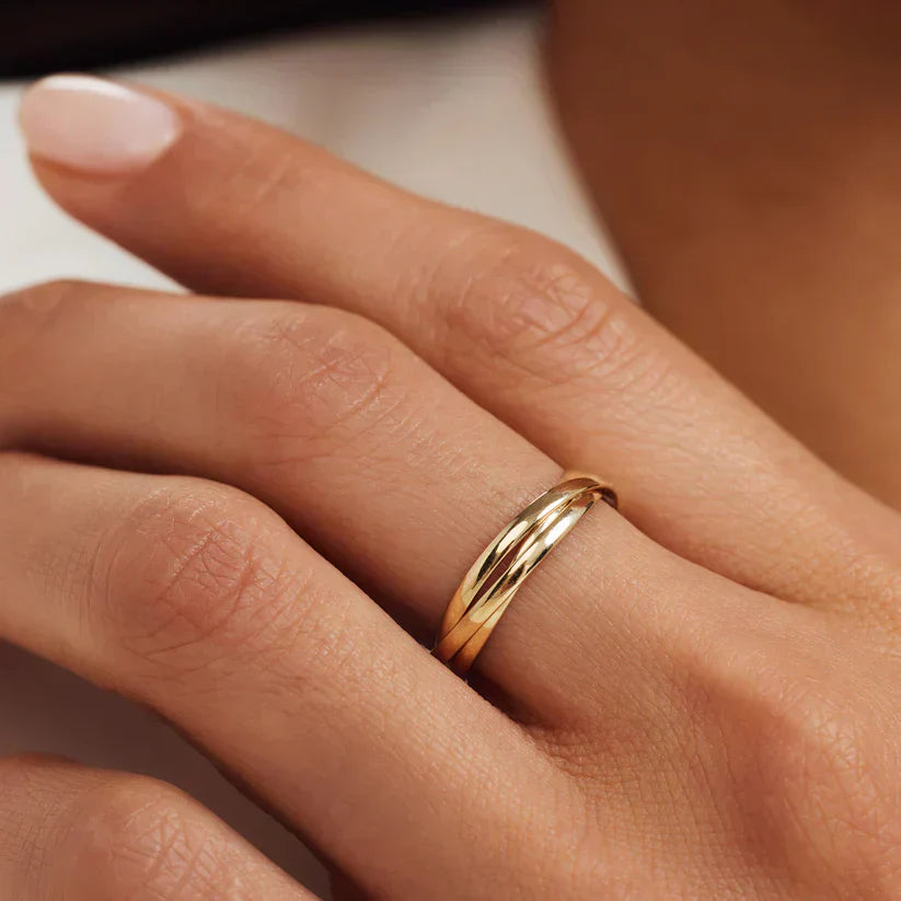 Lena | Gouden Trielle Ring