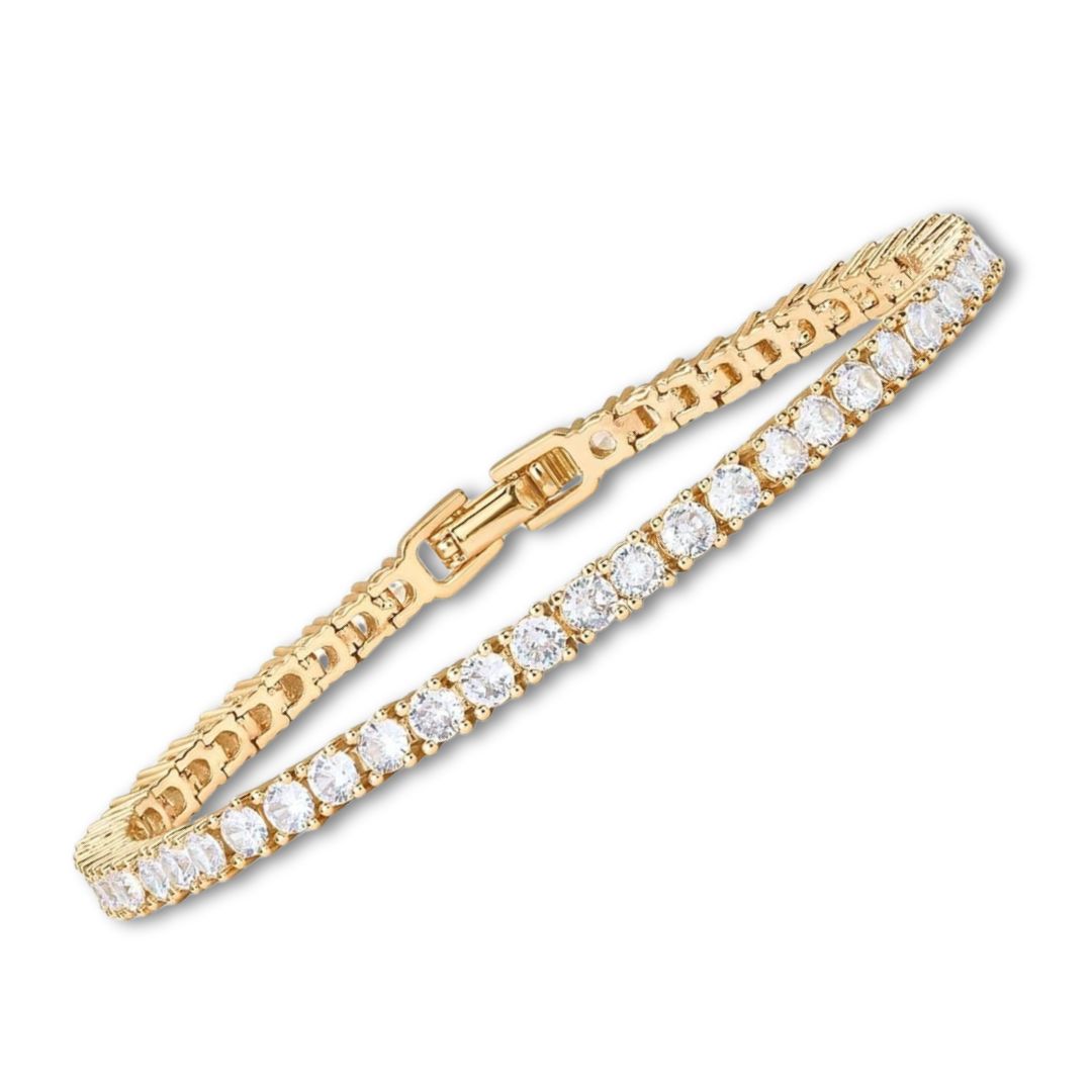 Moissaniet Tennis Armband | Goud