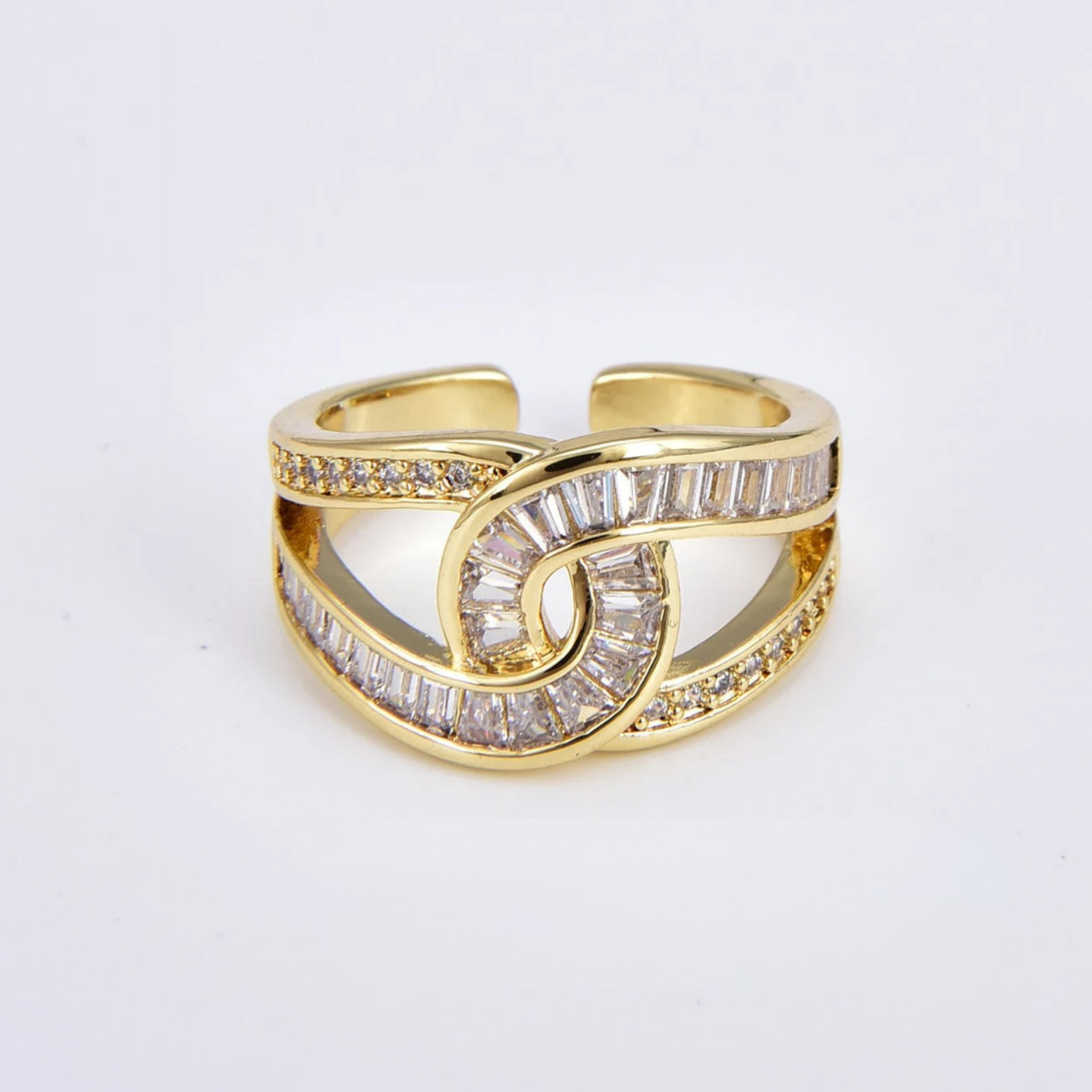 Louisa - Geknoopt Elegante Verstelbare Ring