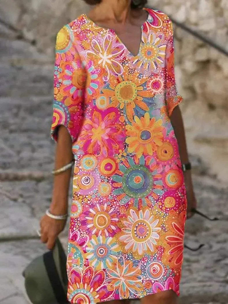 Jelissa | Bloemprint jurk