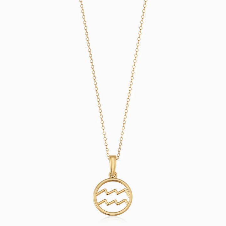 Zodia | Gouden Dierenriemteken Ketting