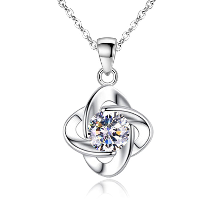 Seren Klaver Lussen Set | Wit Goud