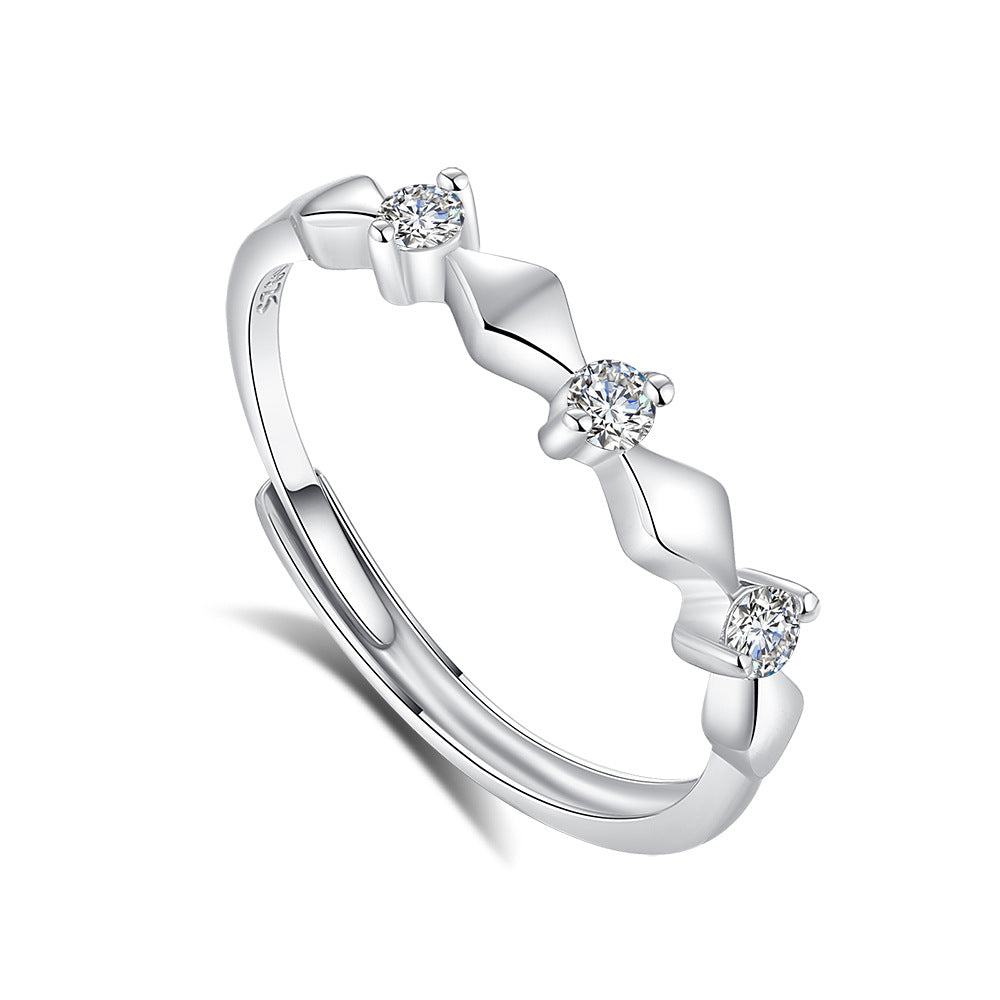 Liliane Rousseau Ring | Witte Goud