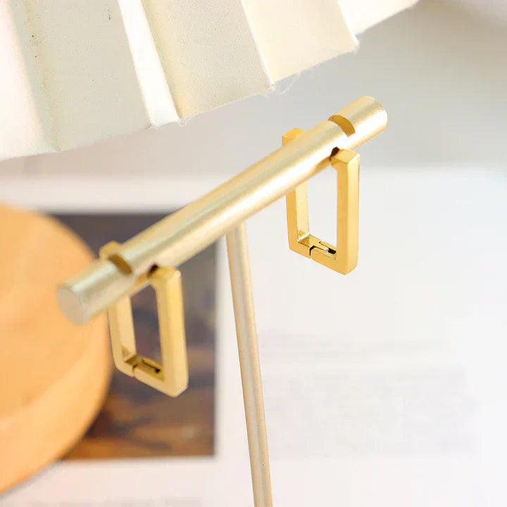 Terrafin Geometrische Oorbellen | Goud