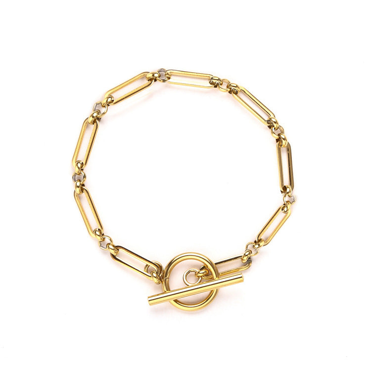 Link | Gouden T-Bar Armband