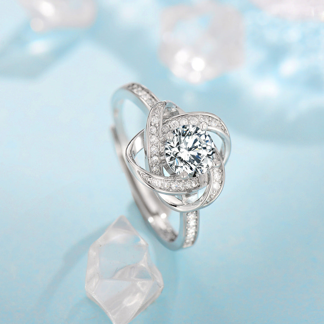 Fleur de Givre Klaver Knop Set | Witgoud