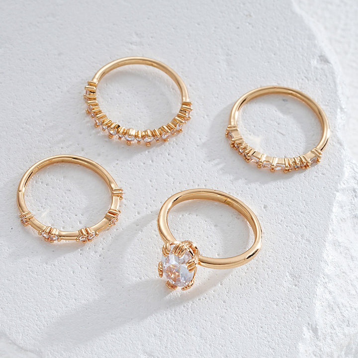 Solène Viremont Ring Set | Goud