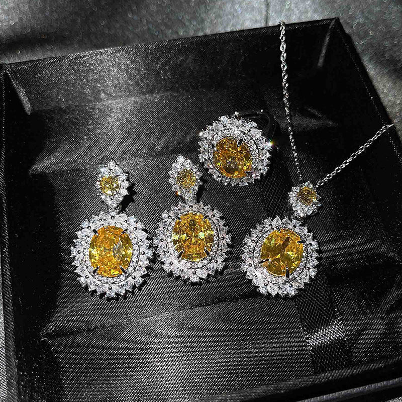 Vespera Aetherin Geel Set | Witgoud
