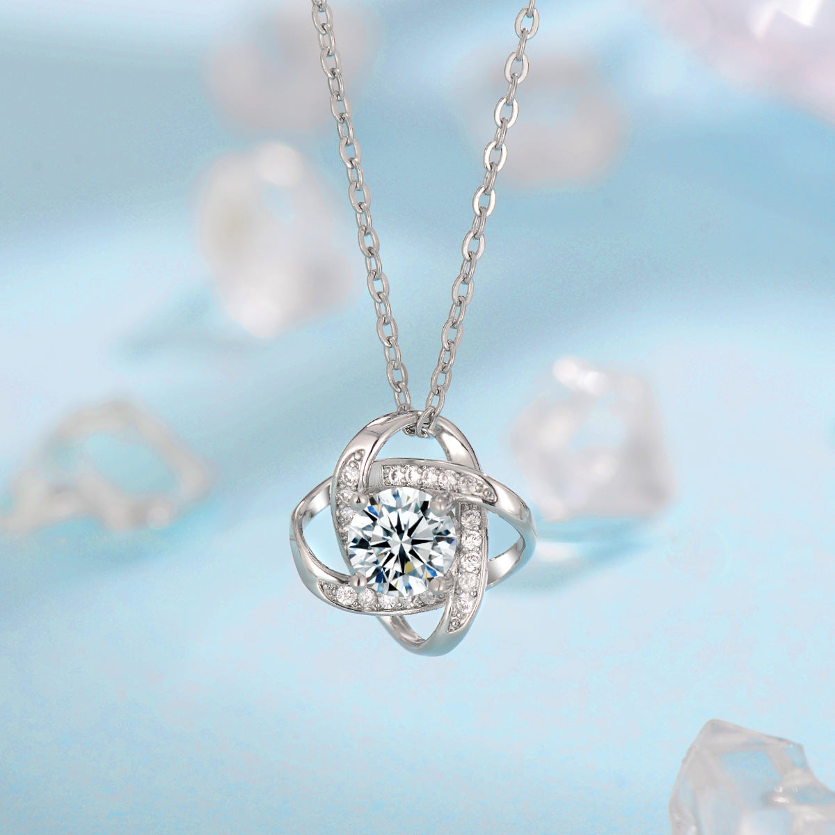 Fleur de Givre Klaver Knop Set | Witgoud
