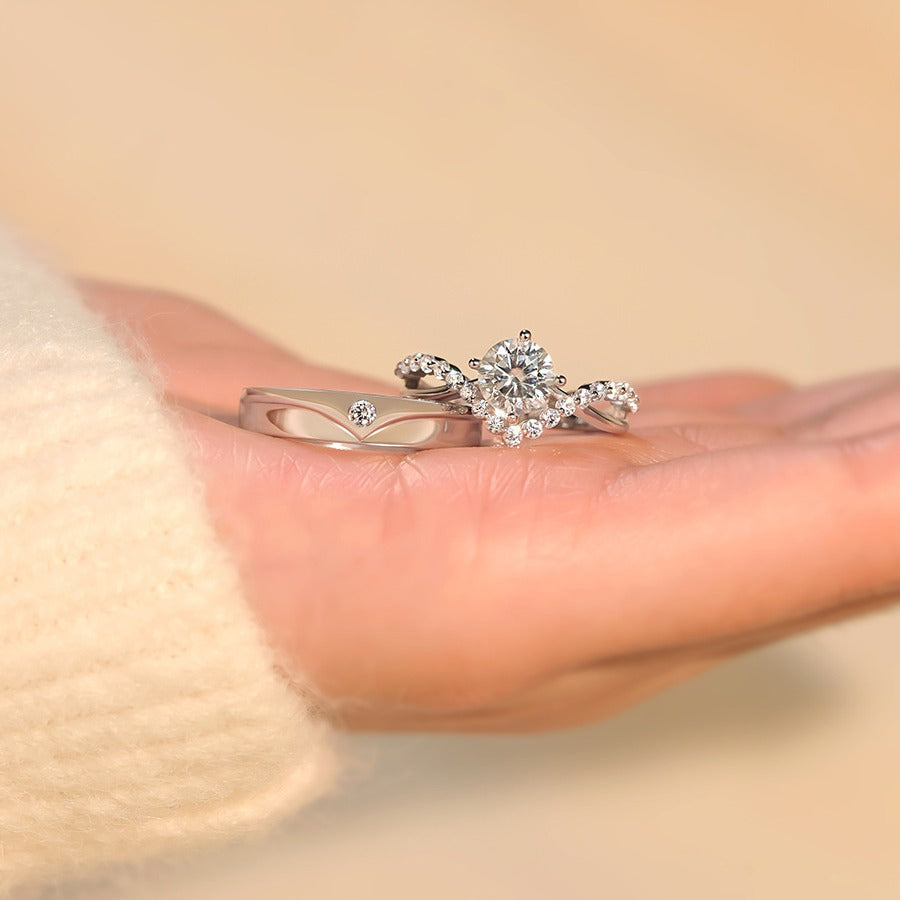 Elric Amora Couple Ringen | Goud