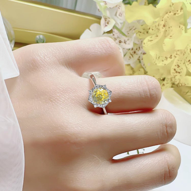 Amara Goudenroze Set | Wit Goud
