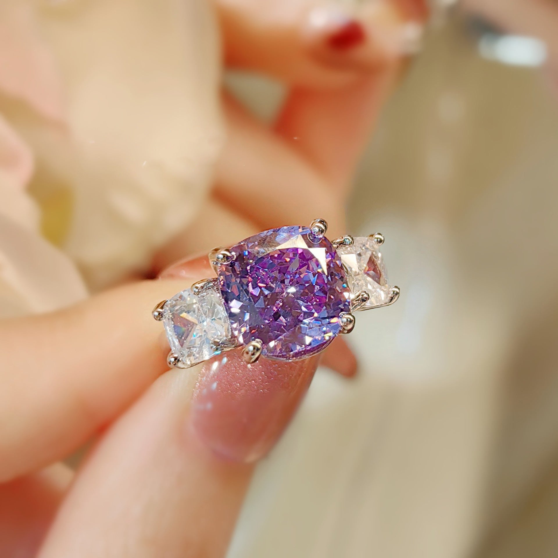 Adeline Violetta Set | Wit Goud